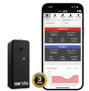 TempStick wireless temperature and humidity sensor.